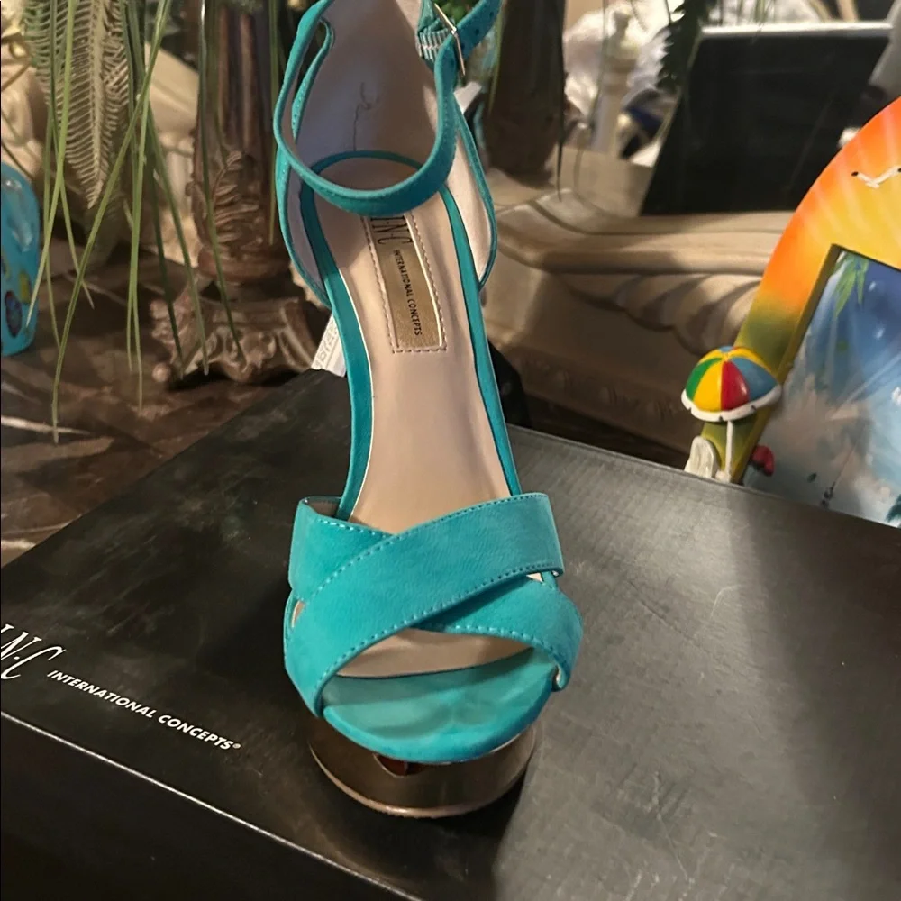 INC  Wedge Sandals
